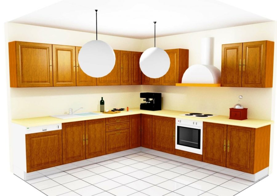 Bucatarie clasica MDF vopsit - imagine 2