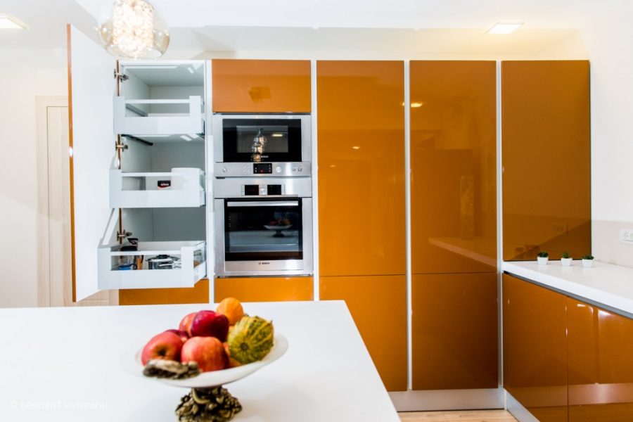 Bucatarie moderna MDF vopsit lucios - imagine 10