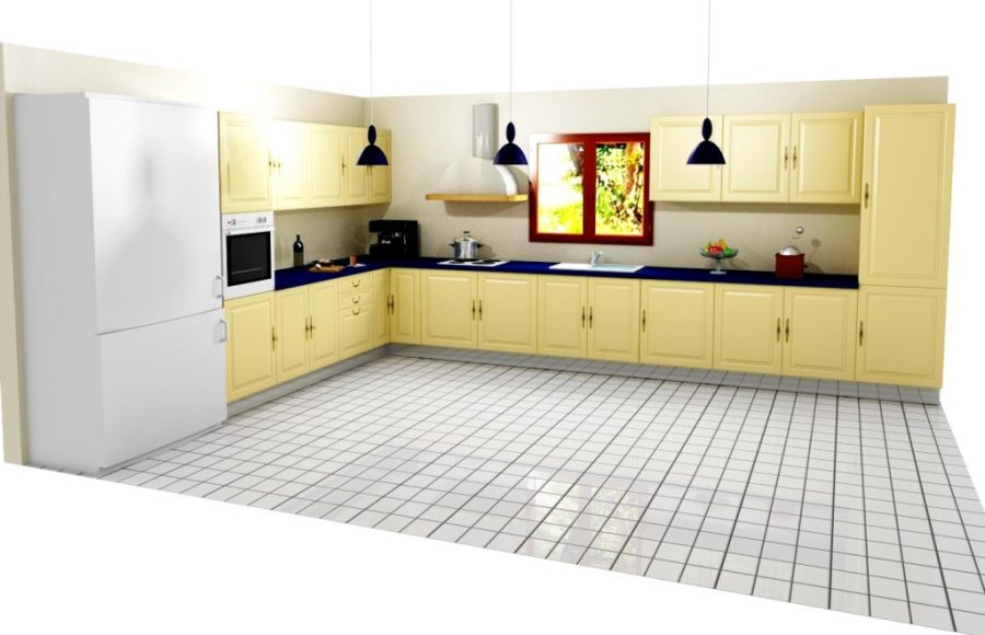 Bucatarie clasica MDF vopsit - imagine 4